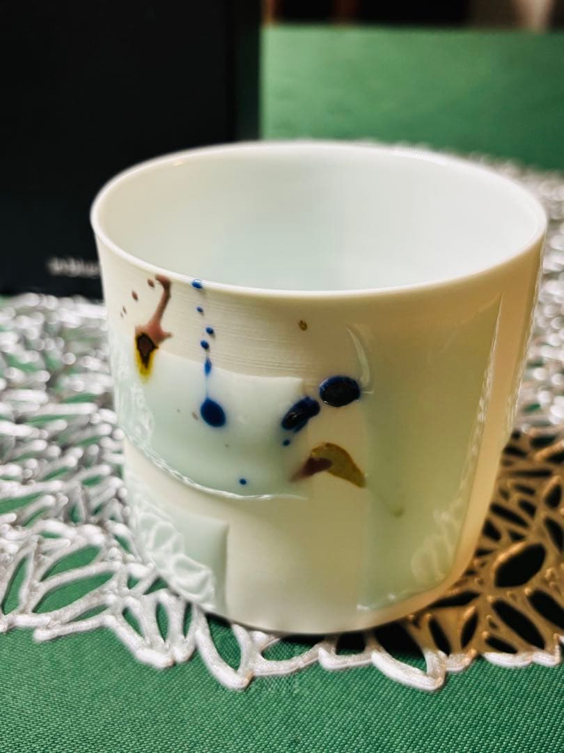 家庭画報にも掲載　有田焼　百田暁生作カップ