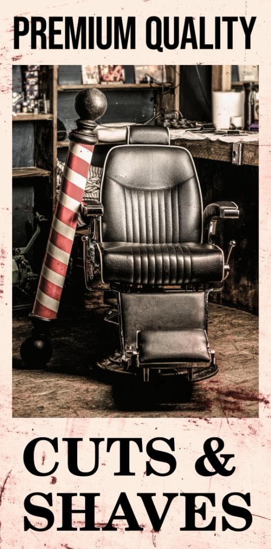 【オーダー無料】バーバー ヘアーサロン 理容 看板 置物 雑貨 ライトBOX