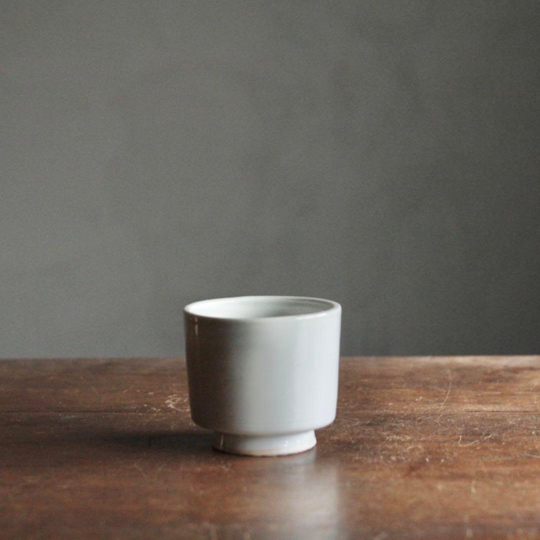 波佐見 白磁 筒茶碗 火入れ 古美術 古道具 アンティーク