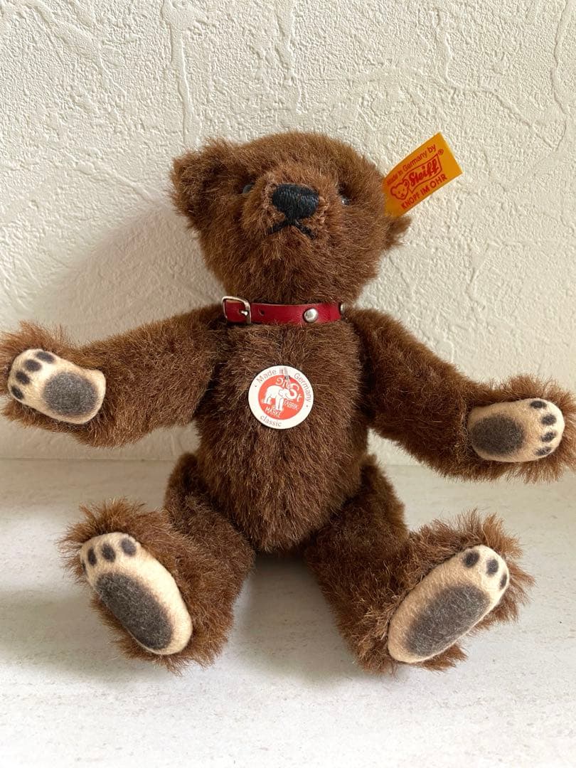 Steiffシュタイフ クラシックテディベア18cm アルパカモヘア027697