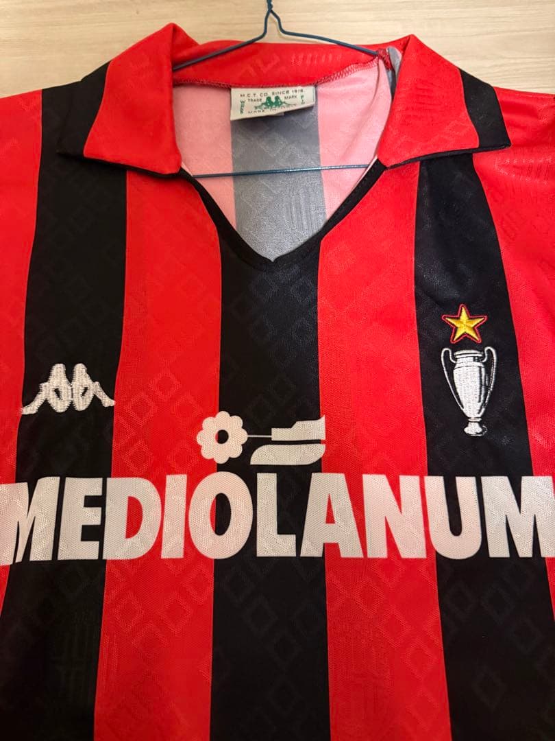 89-90 ミラン　ファン・バステン選手　ユニフォーム　本物