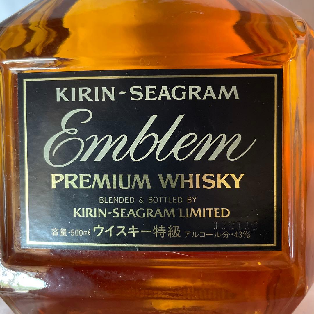 KIRIN-SEAGRAM Emblem プレミアムウイスキー 500ml