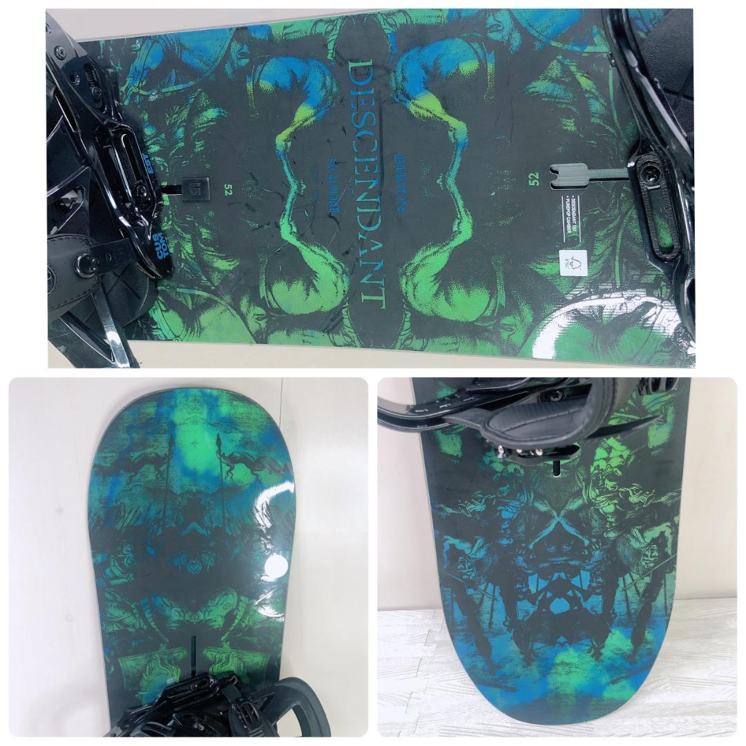 BURTON DESCENDANT 152cm CUSTOM Mサイズ２点セット