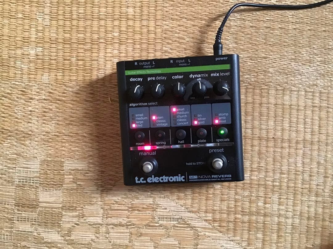 ギター tc electronic Nova Reverb