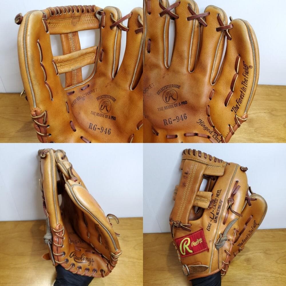 ローリングス ビンテージグラブ アシックス時代 内野用 軟式グローブ