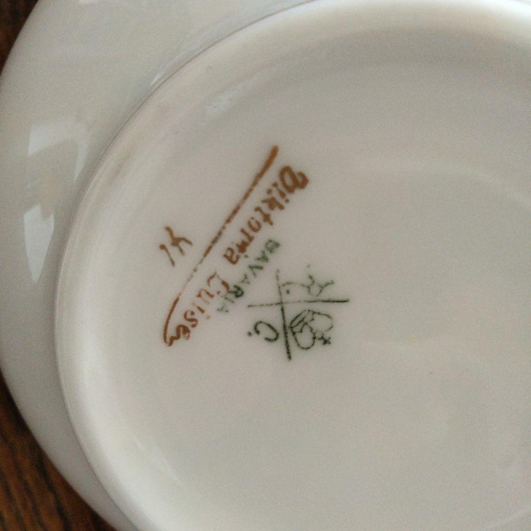 匿名配送、まとめ買い歓迎、パンジ－の図案の深い器オールドローゼンタール