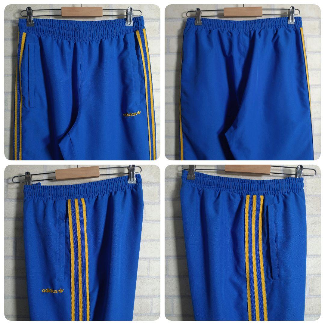 アディダス★美品 SST スーパースター セットアップ ジャージ 上下 青 L