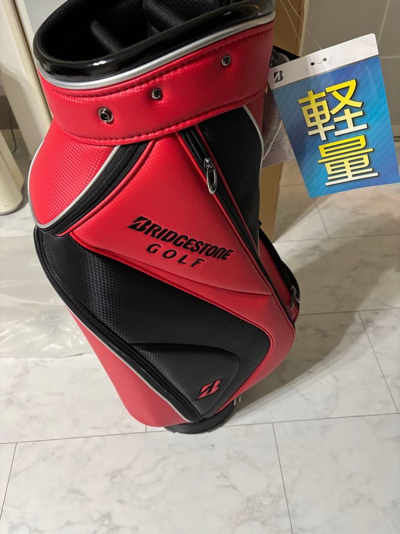 BRIDGESTONE ゴルフ キャディバッグ CBG422 レッド
