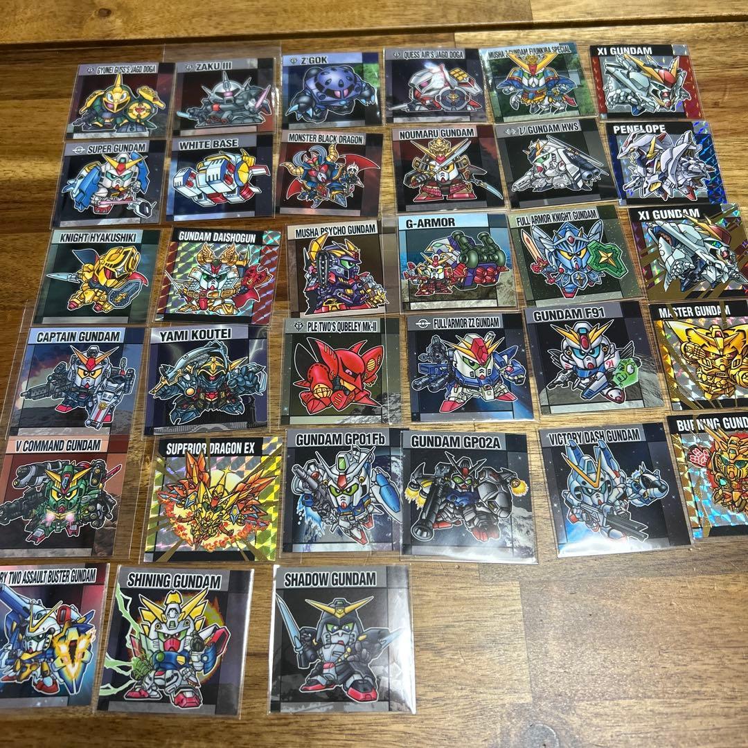 元祖SDガンダムスナックII 全33種シール　フルコンプリート