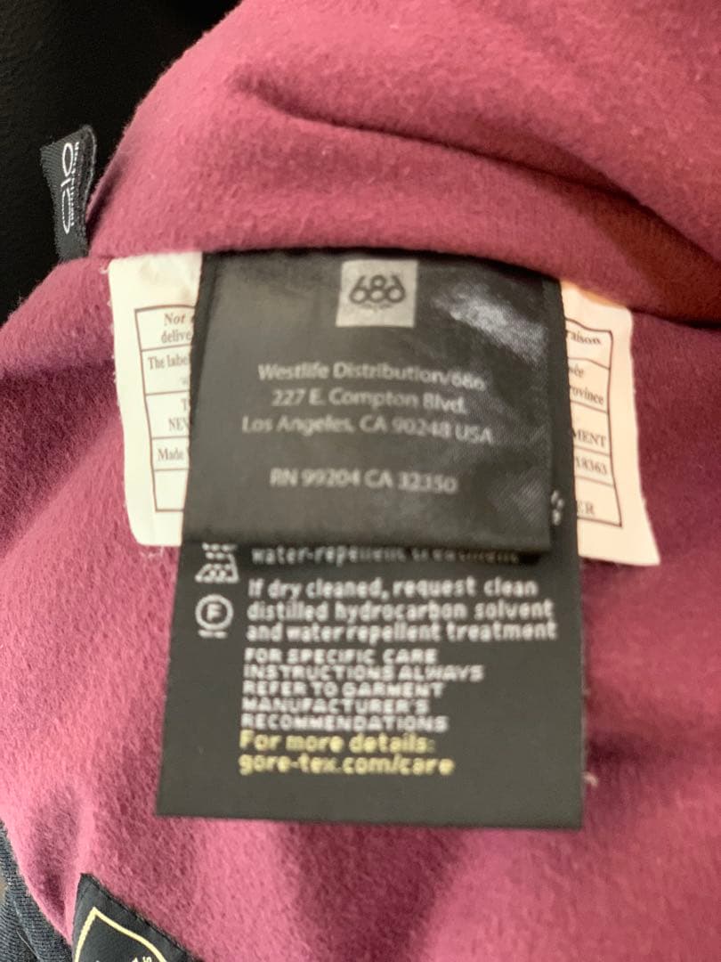 美品686 GORE-TEX スノーボードパンツ