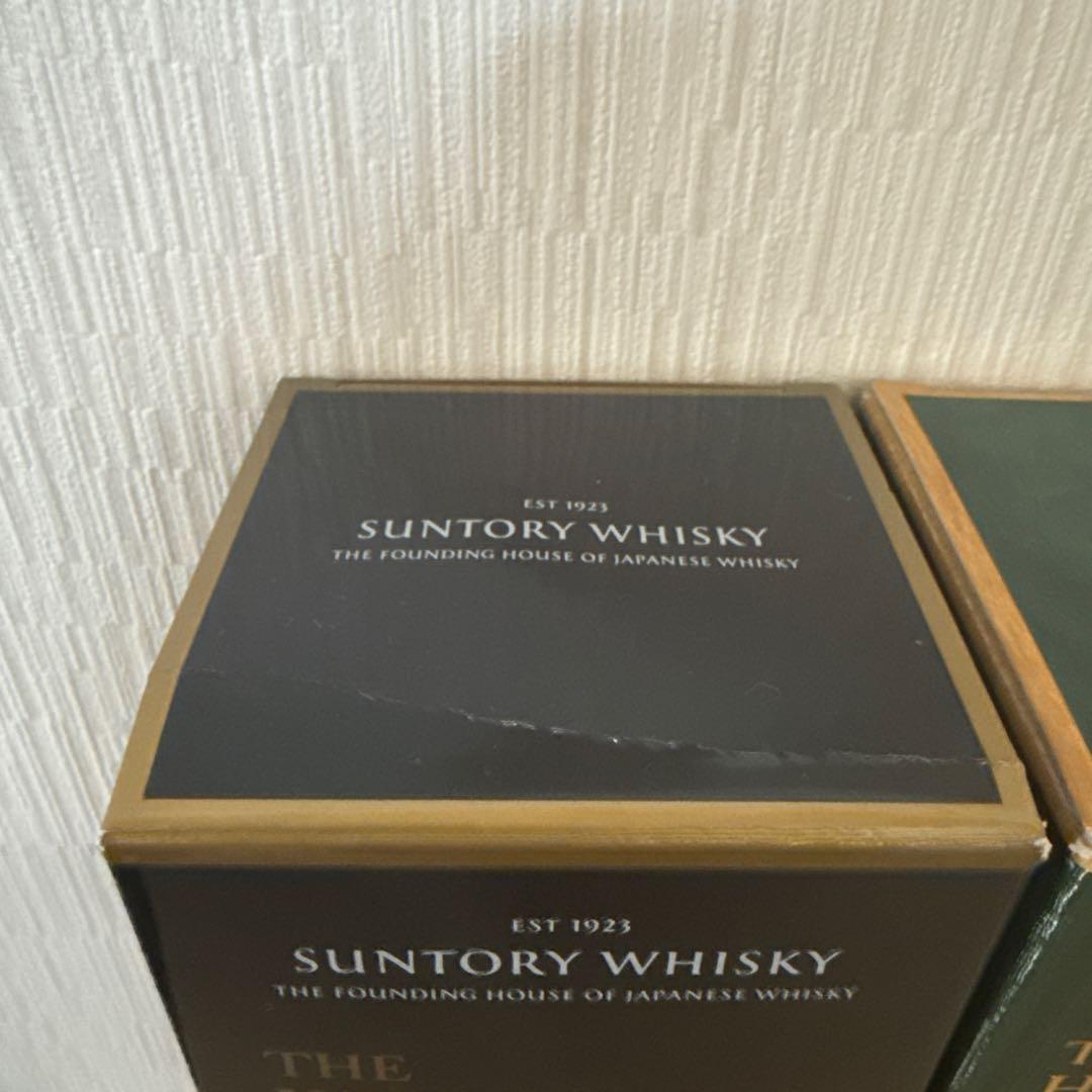 山崎18年　白州18年　空瓶　未洗浄　化粧箱付き　3セット
