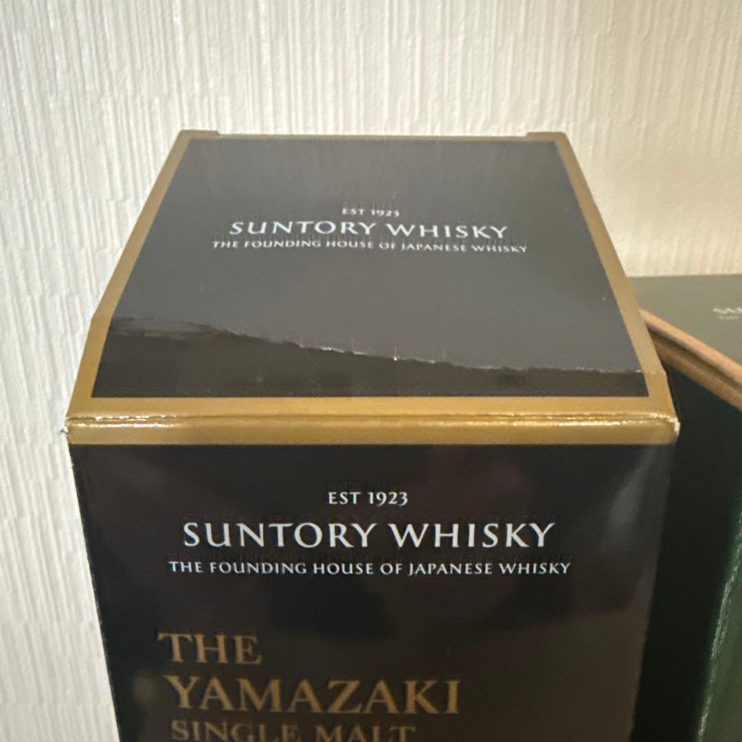 山崎18年　白州18年　空瓶　未洗浄　化粧箱付き　3セット