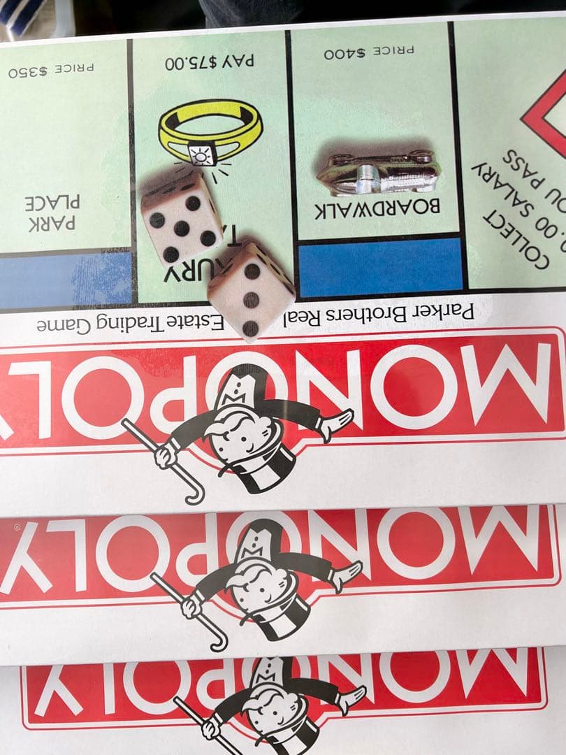 MONOPOLY ボードゲーム Parker Brothers 新品未開封 3