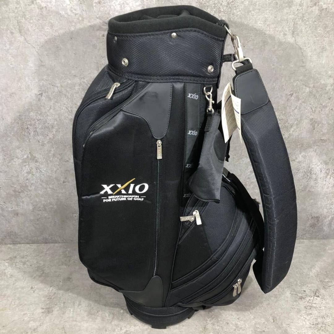 未使用 XXIO ゼクシオ キャディバッグ ゴルフ バッグ 黒 ブラック