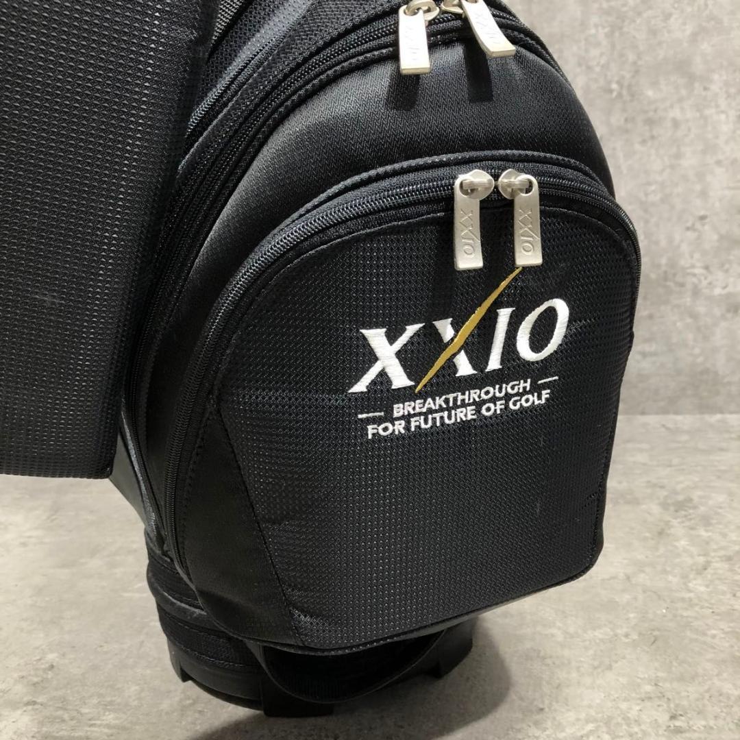 未使用 XXIO ゼクシオ キャディバッグ ゴルフ バッグ 黒 ブラック