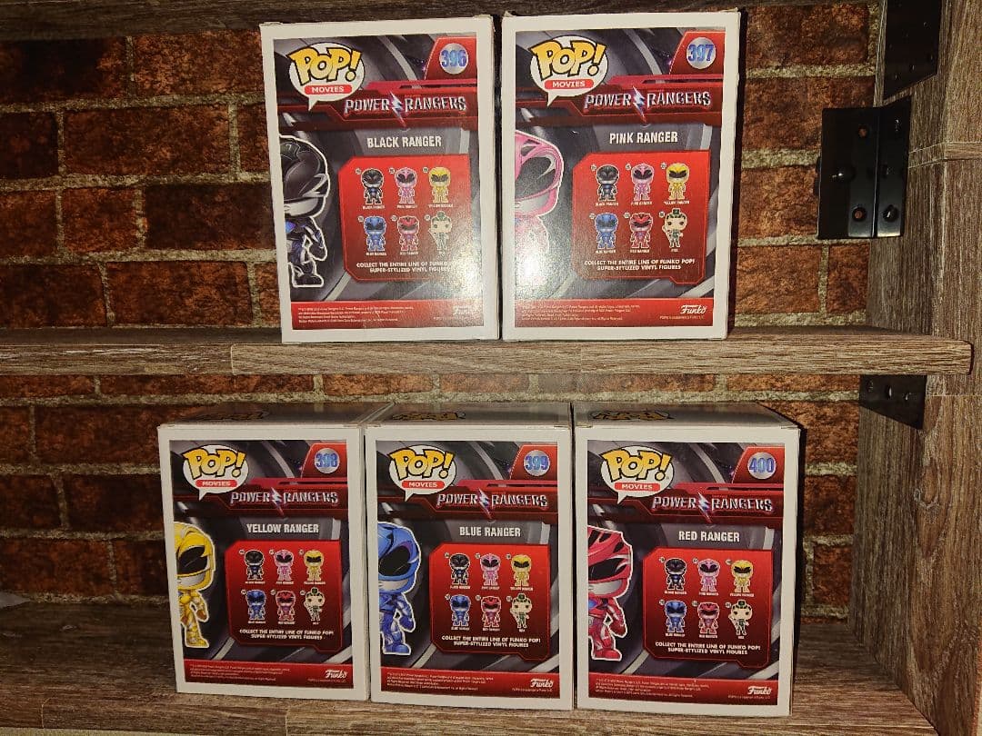 funko pop パワーレンジャー ５点セット
