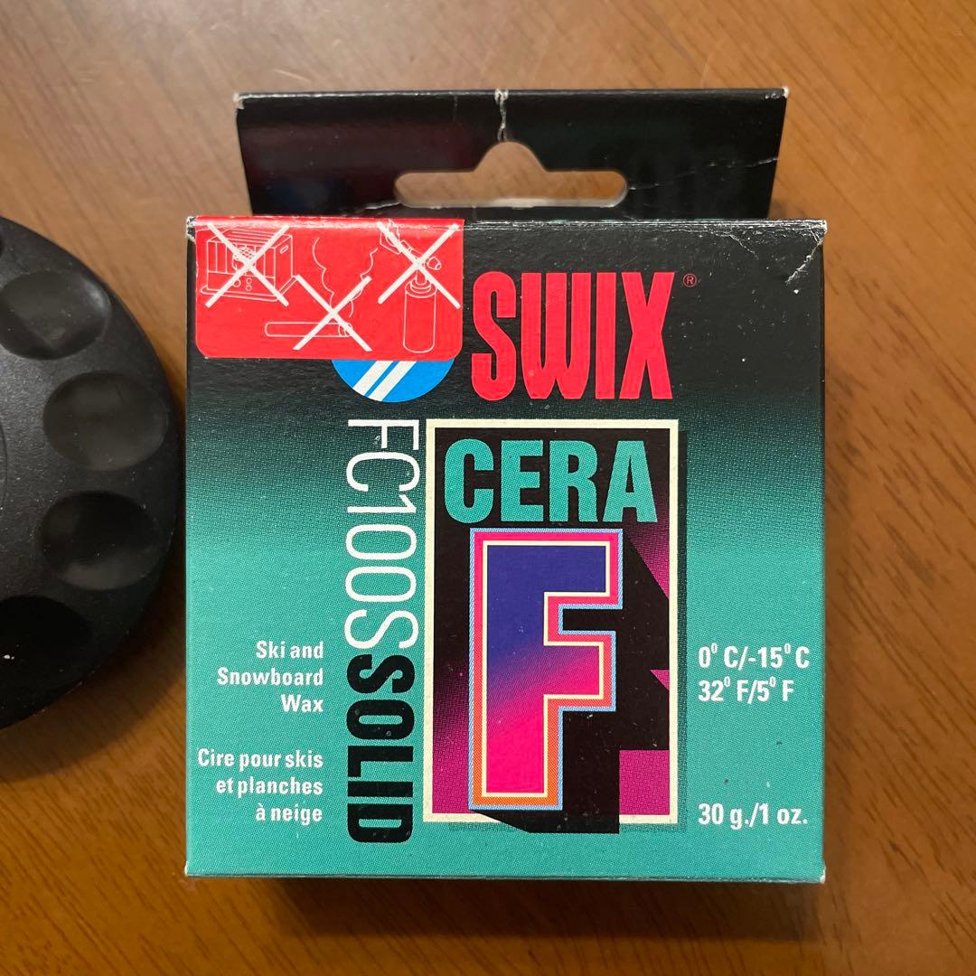 SWIX CERA F FC100S SOLID 100%フッ素ワックス