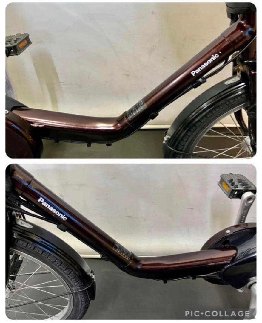 1年保証 新品部品多数　新型　パナソニック　20インチ　茶色　電動アシスト自転車