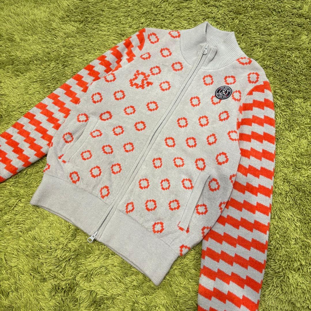 アンパスィ and per se ジャケット ブルゾン アウター 総柄 Mサイズ