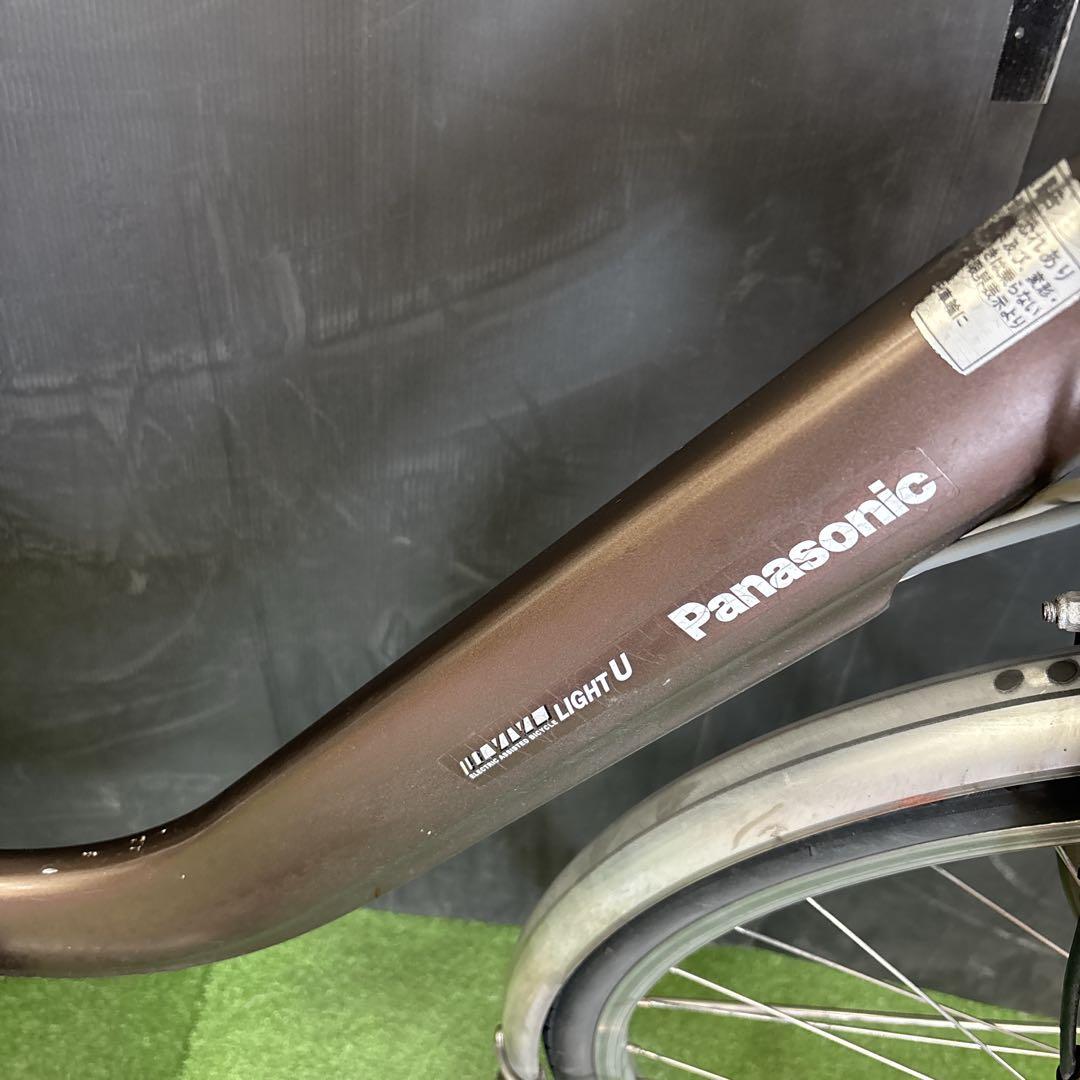 電動自転車 Panasonic LIGHT U ブラウン　3★