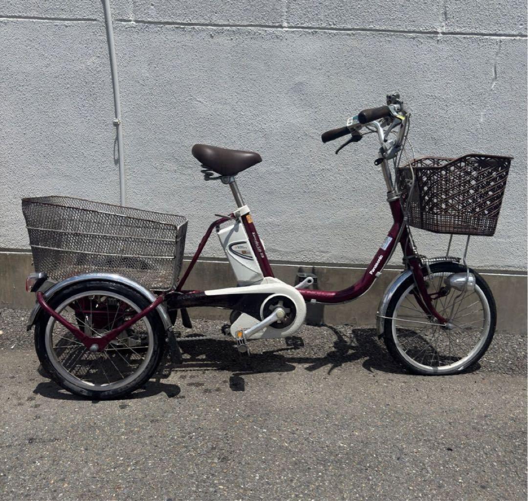 sawa3352！Panasonic三輪自転車ENR83バッテリー/充電器