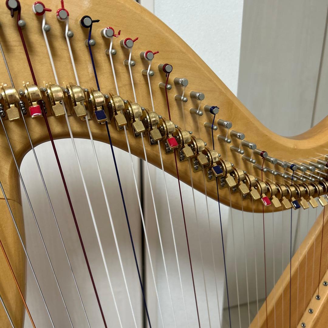 ハープ 36弦 ナチュラルウッド