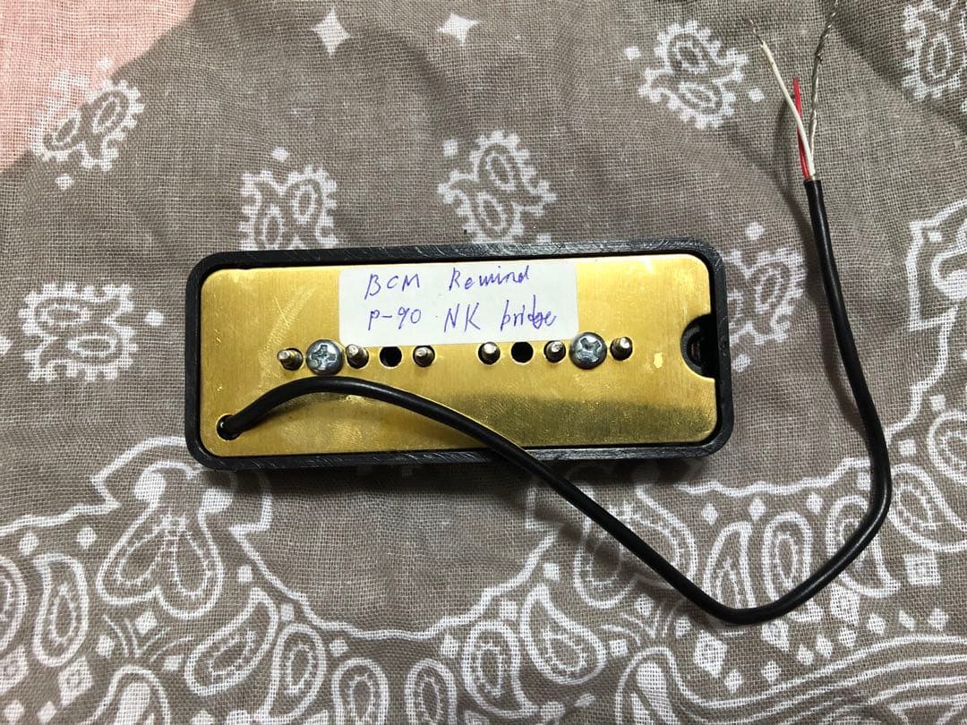 個人製作ピックアップ　超パワーP-90 ブリッジ