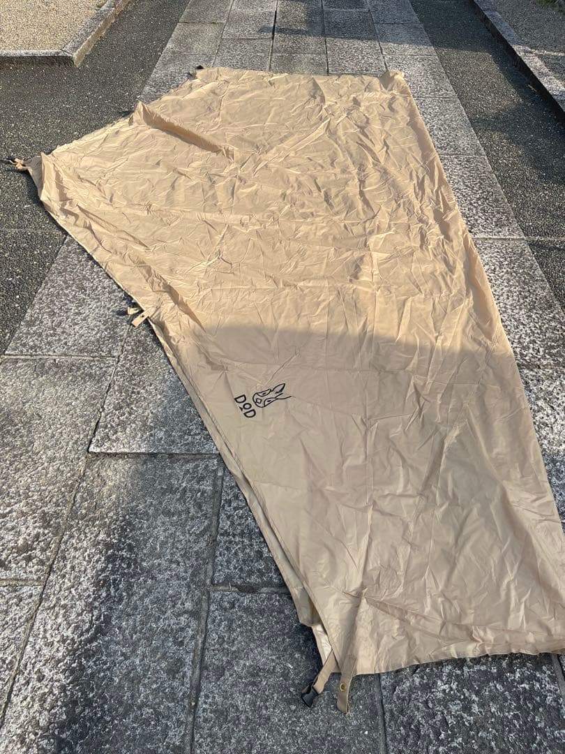 美品DOD TOGETHER タープ ベージュ