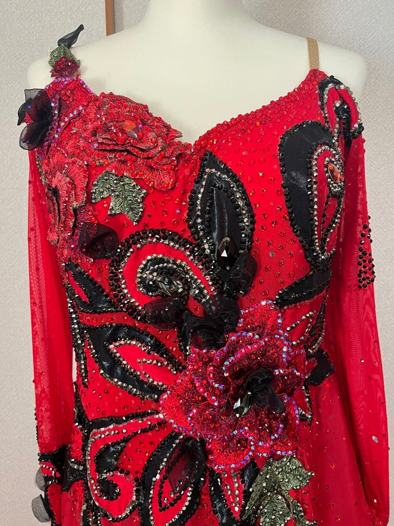 タカダンス　社交ダンス用　ドレス　2L 大きいサイズ