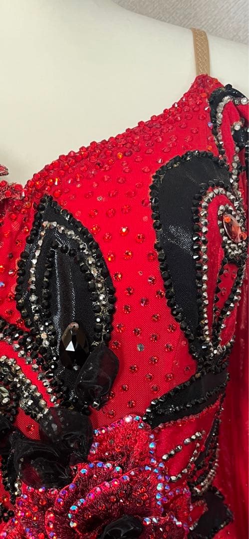 タカダンス　社交ダンス用　ドレス　2L 大きいサイズ