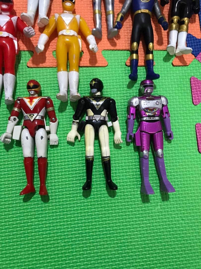 戦隊モノ　ヒーロー　ソフビ　フィギュア　セット