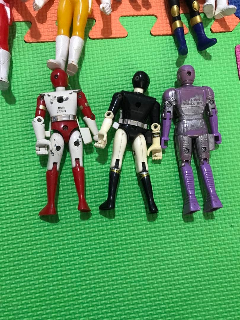 戦隊モノ　ヒーロー　ソフビ　フィギュア　セット