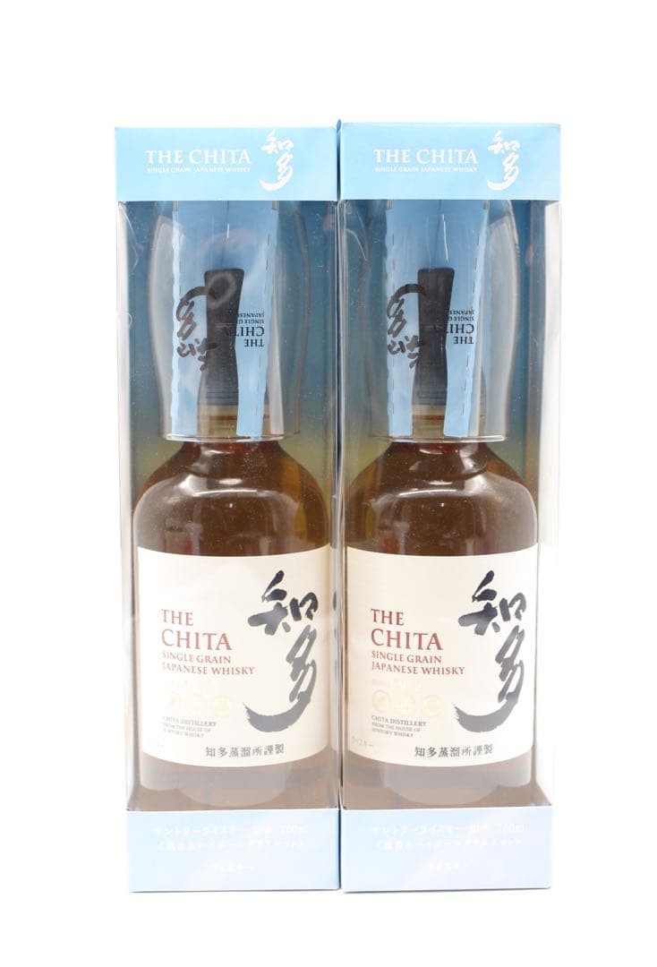 【未開栓】知多 ウイスキー グラス付き 箱入り 700ml 43% 2本 ③