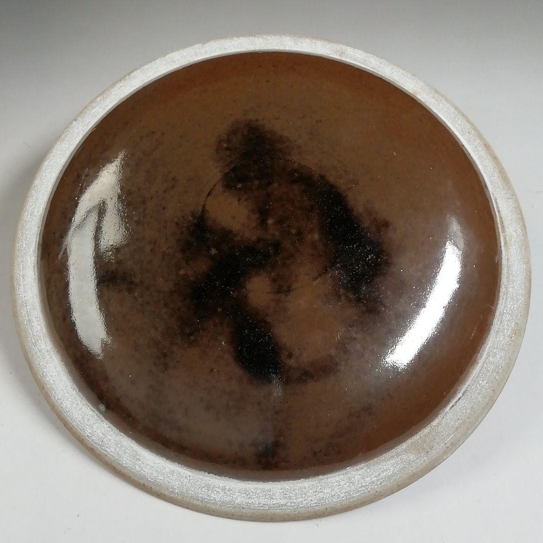 Ｔ６８０　水指　『膳所焼』『箪瓢水指』『淡海ぜぜ 陽炎園 造』　共箱　茶道具