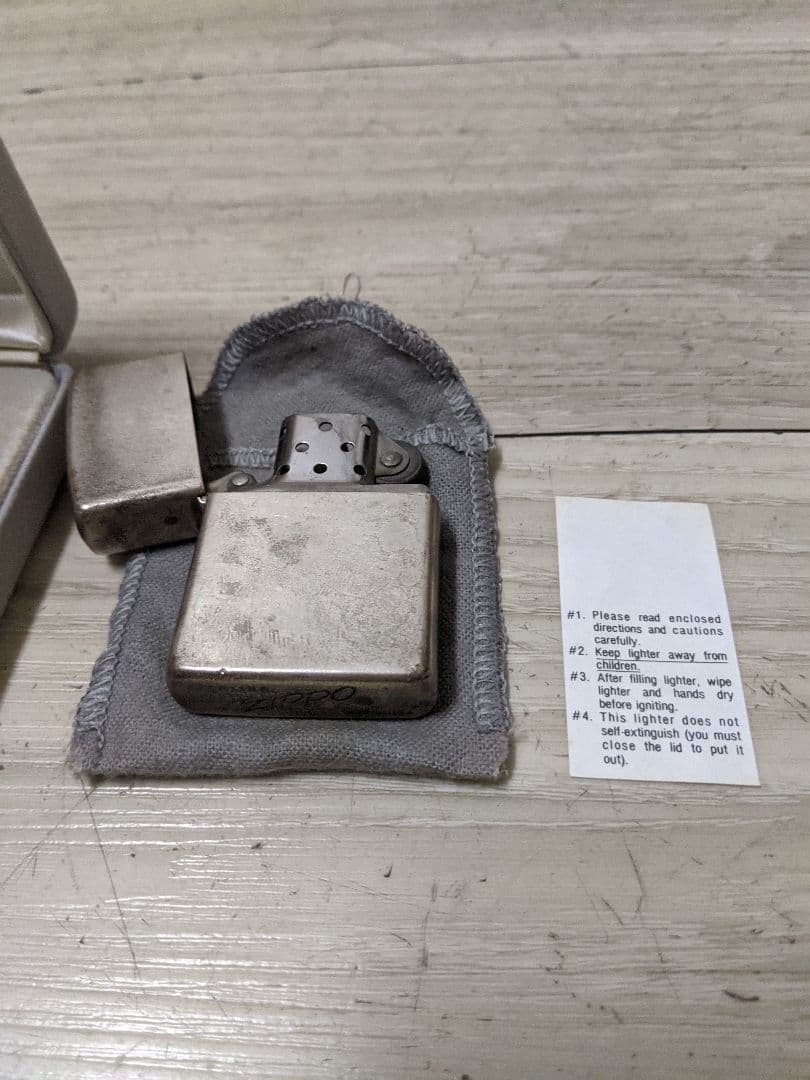 ZIPPO ジッポー1992 スターリングシルバー ライター 喫煙具