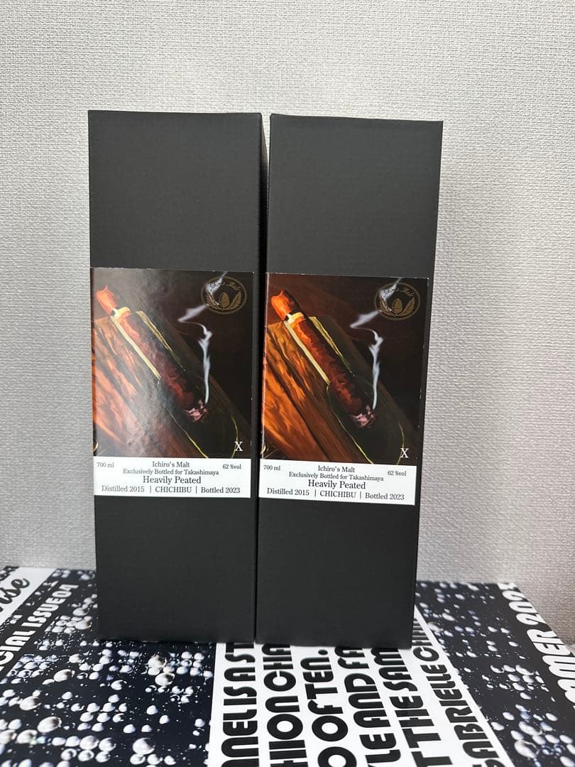 イチローズモルト　高島屋限定　シガーラベル ヘビリーピーテッド2023年 1本