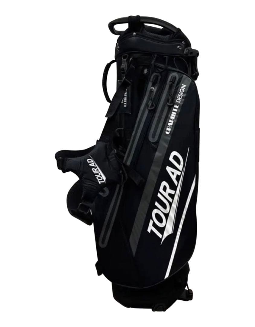 グラファイトデザイン　キャディーバック　2023年モデル　プロ支給品　ブラック