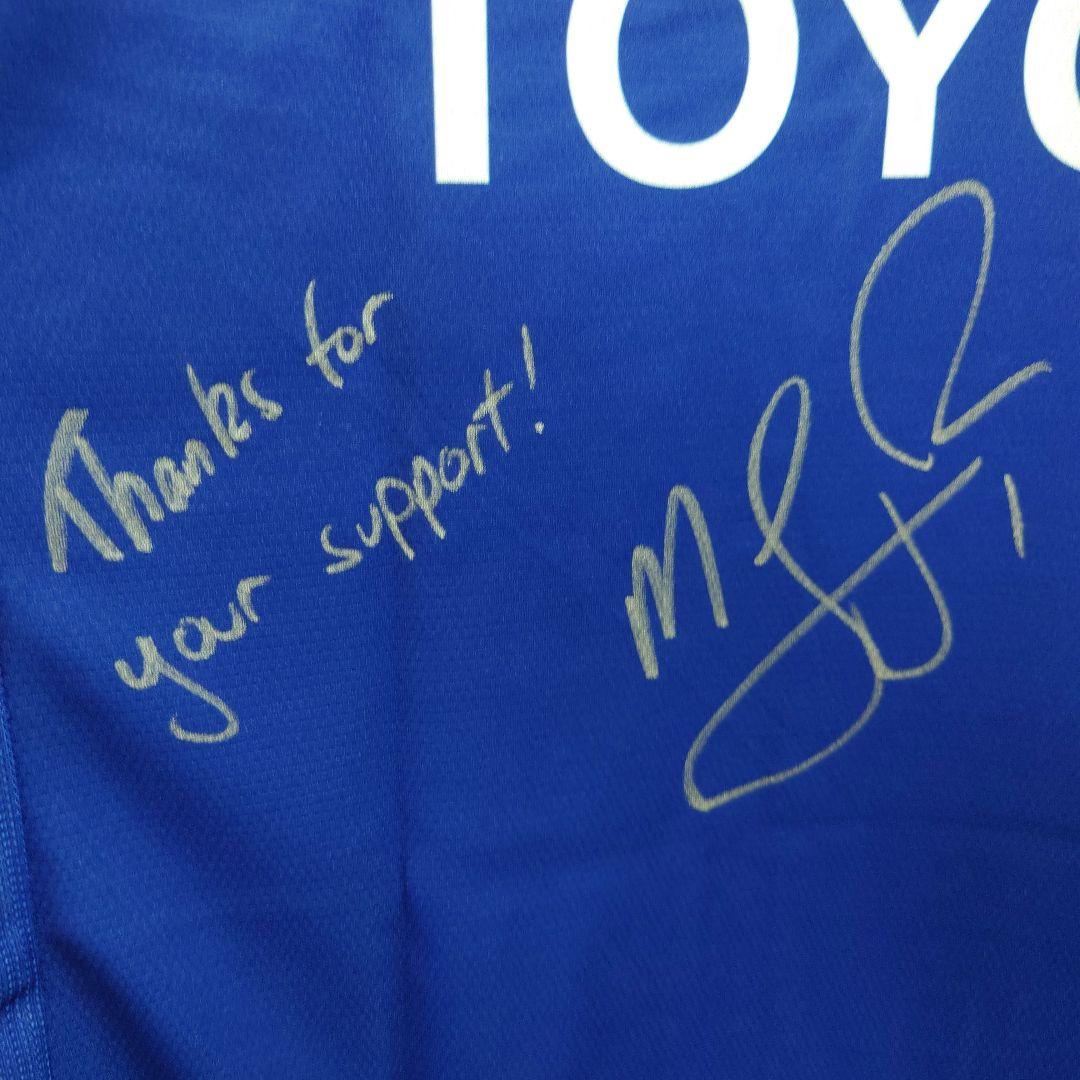 【貴重】ランゲラック　メッセージ&両面直筆サイン入ユニフォーム　名古屋グランパス