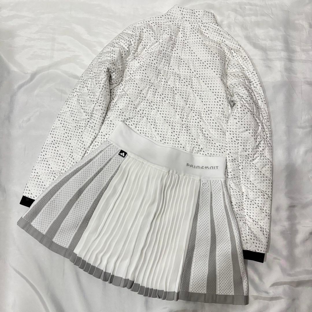 未使用　adidas ゴルフ　中綿ジャケット　プリーツスカート　セット