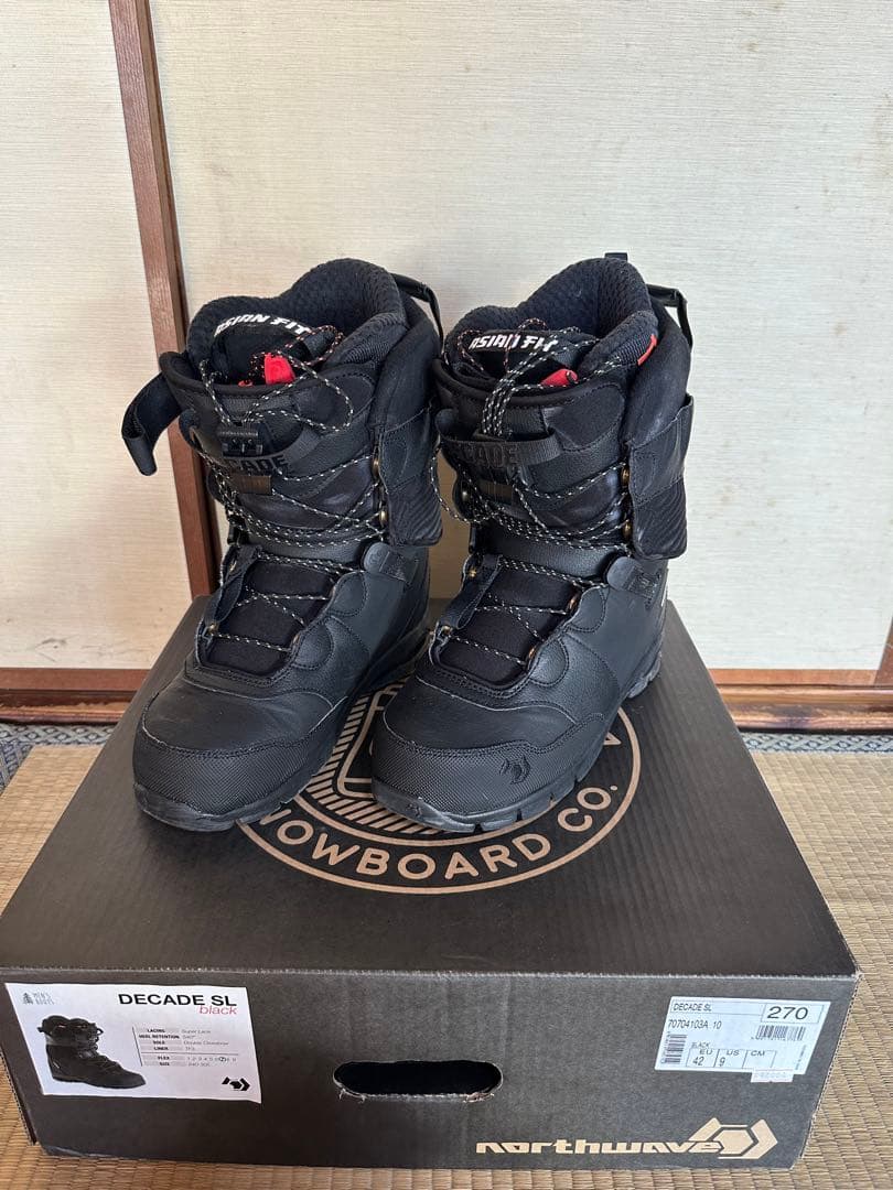 DECADE SL ブラック スノーボードブーツ