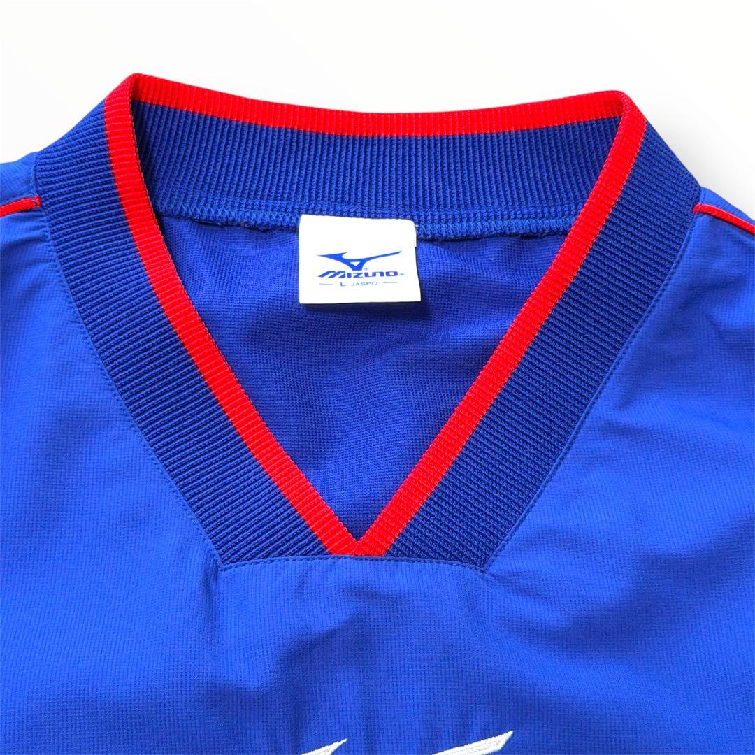 ミズノ ウィンドブレーカー 上下 セットアップ ジャージ ブルー L/Oサイズ