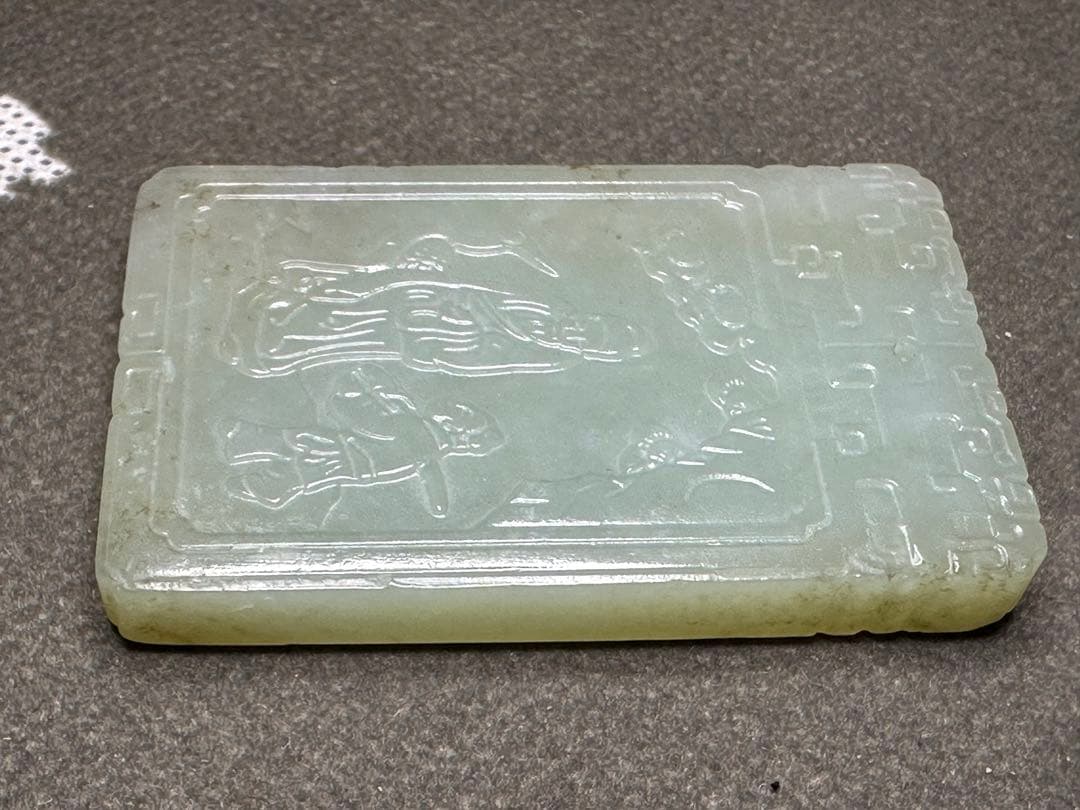 中国美術　ループタイ　和田玉　古砡　白砡　根付　天然素材　アンティーク　置物