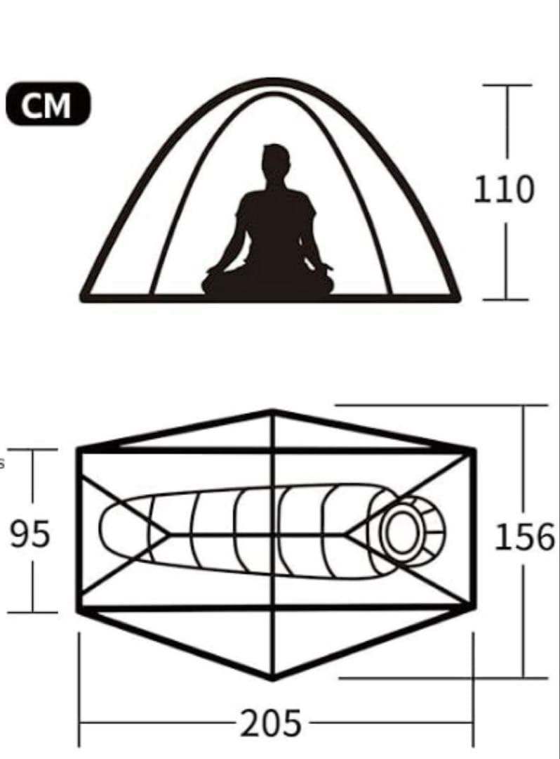 Naturehike Tagar2 ソロテント PU4000mm 1.06kg