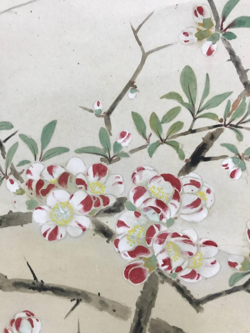 複製/堂本印象/花鳥図/工芸品/掛軸☆宝船☆AH-632