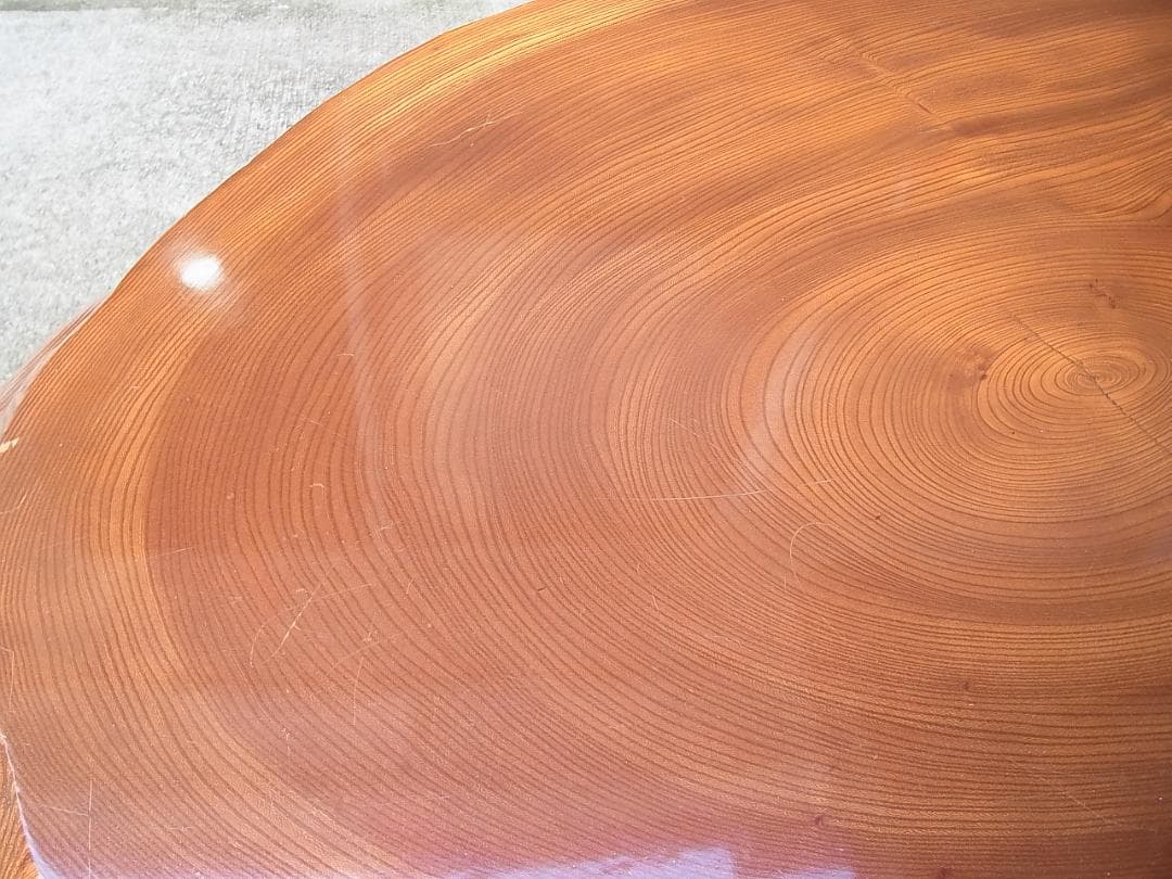 y*i様 1枚板　座卓　テーブル　木製　輪切り