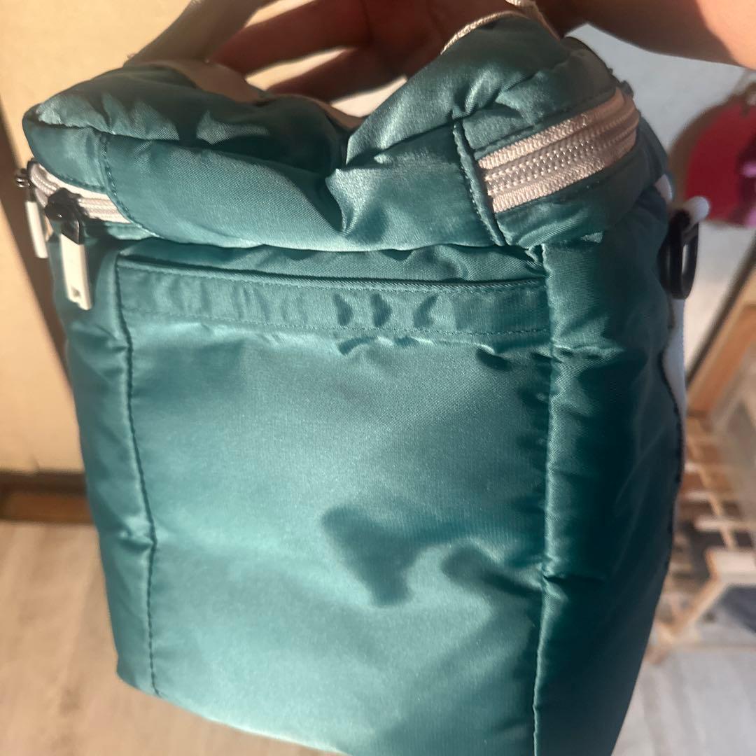 美品BRIEFING グリーンナイロンバッグ保冷