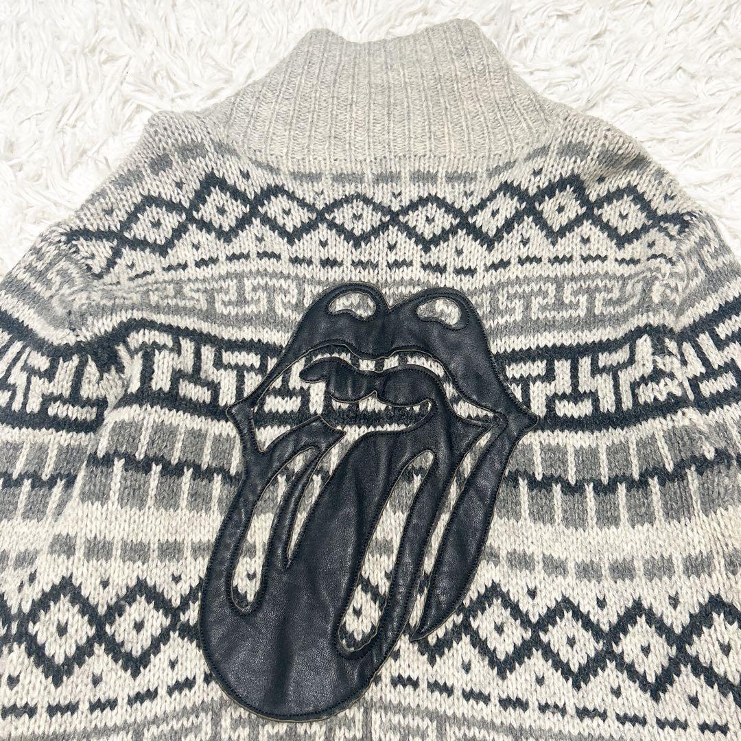 稀少 The Rolling Stones ローリングストーンズ カウチンニット