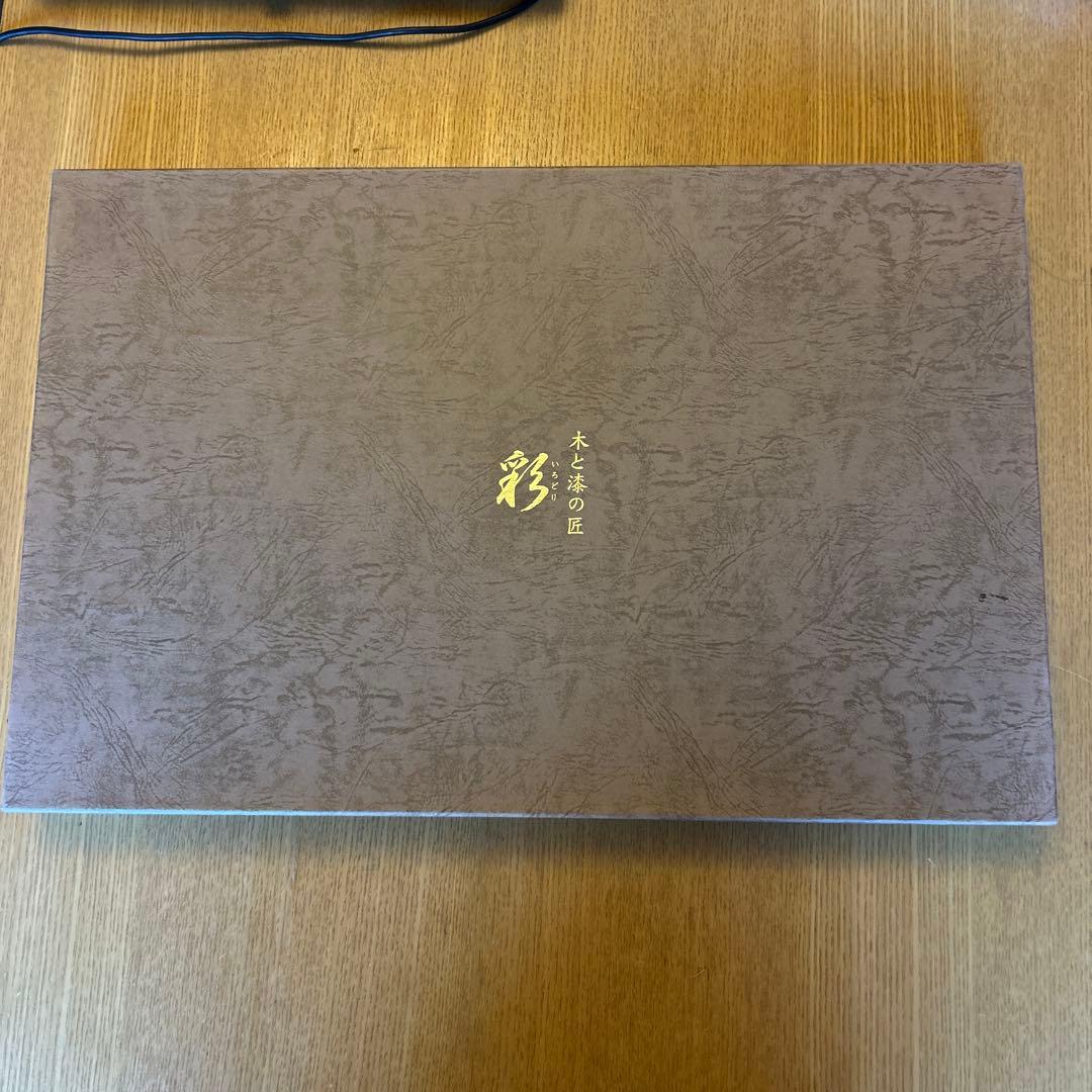 BAGEL我谷盆 木と漆の匠 彩 盆 新品