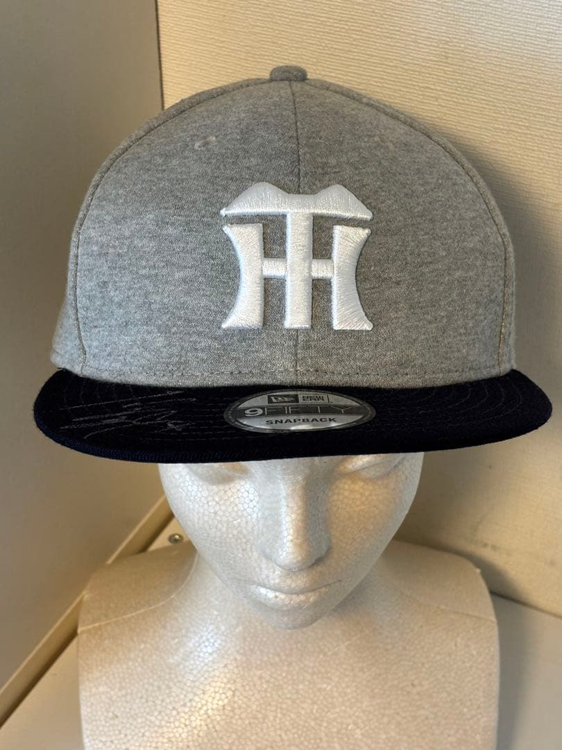 コラボ/阪神タイガース/限定/キャップ/帽子/ニューエラ/スウェット/グレー/紺