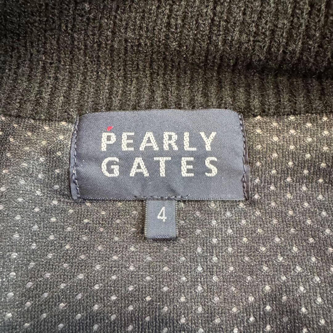 メリオダス　　【パーリーゲイツ】　美品ジジャケット　ブルー　サイズ4 蓄熱